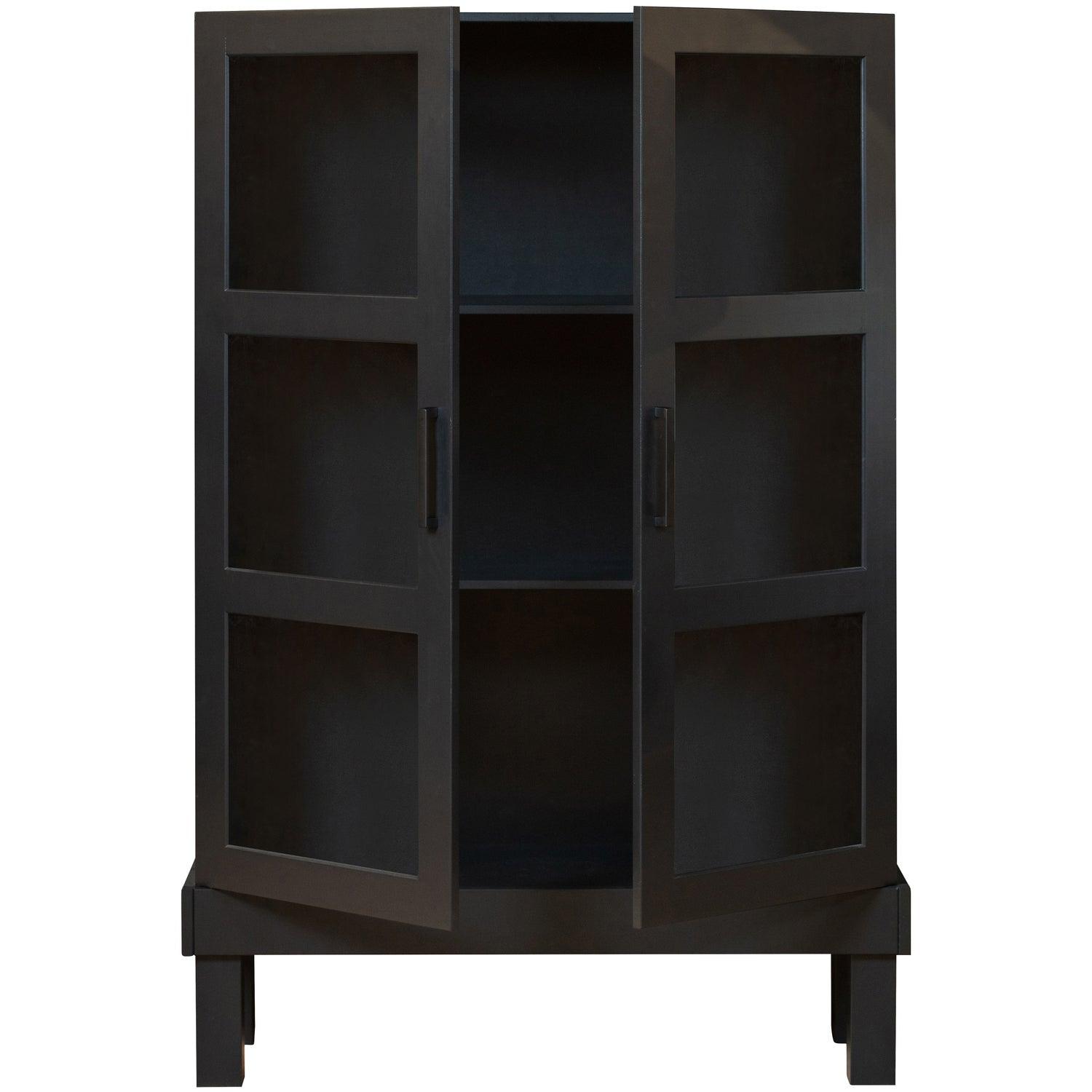 BONK DISPLAY CABINET PINE BLACK [fsc] - PARIS14A.RO