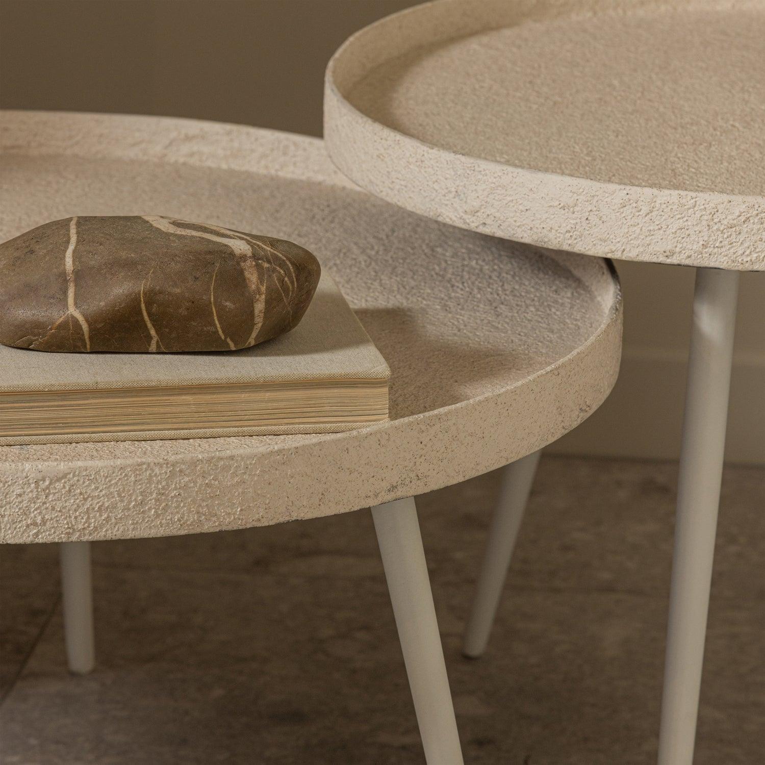 BOUNDS SIDETABLE L WOOD/METAL NATURAL 44xØ58 - PARIS14A.RO