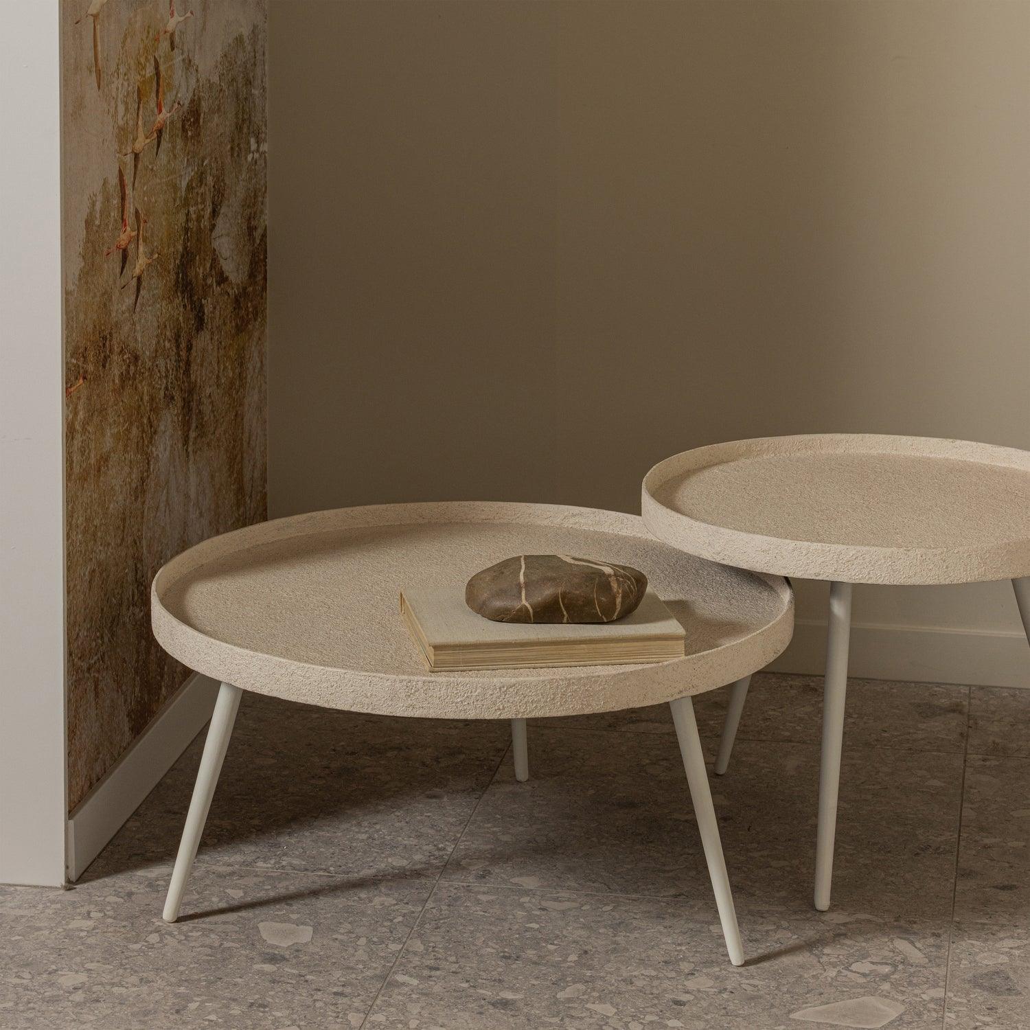 BOUNDS SIDETABLE XL WOOD/METAL NATURAL 40xØ76 - PARIS14A.RO