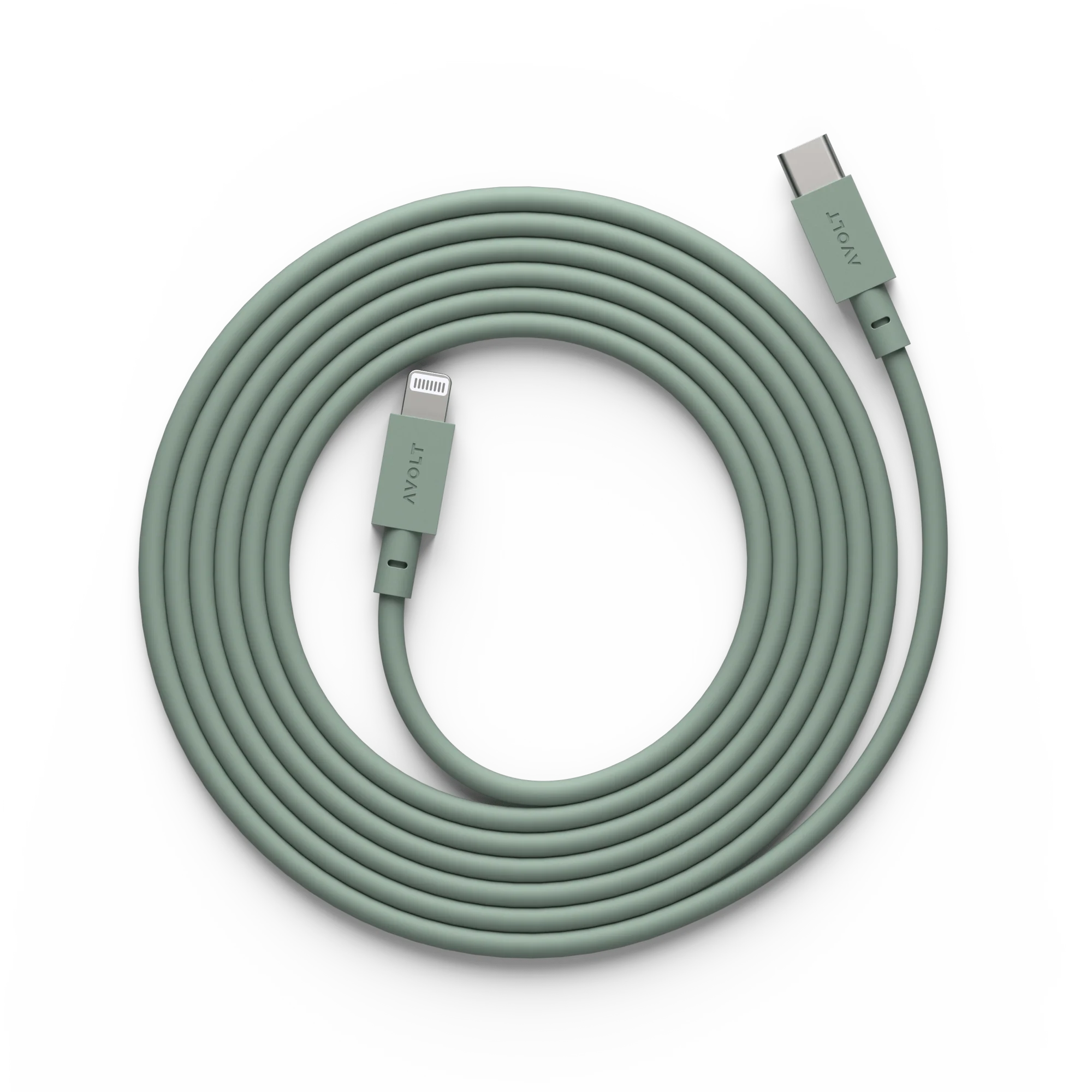 Cablu de încărcare Cable 1 USB-A to Apple lightning, Culoare Oak Green - Avolt