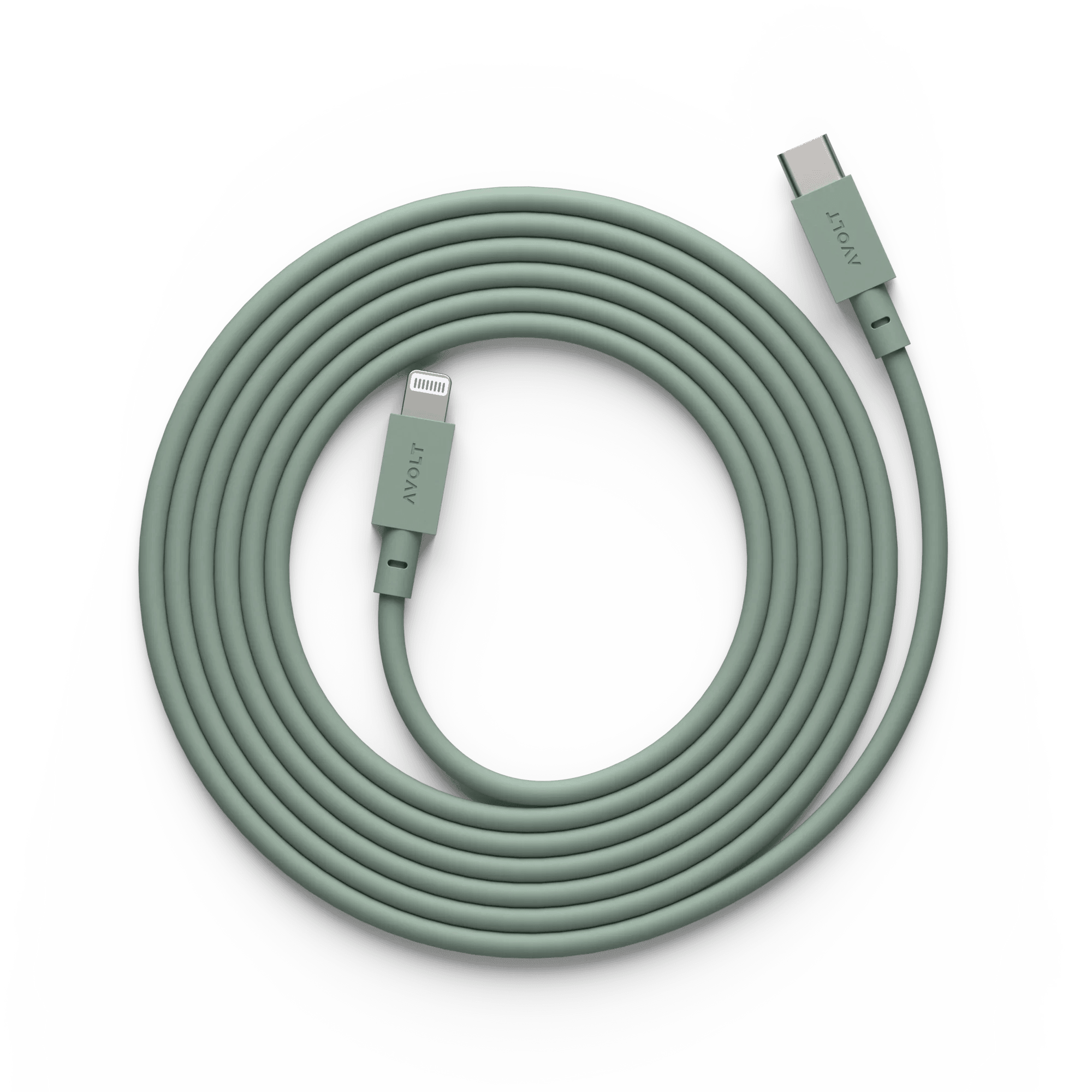 Cablu de încărcare Cable 1 USB-A to Apple lightning, Culoare Oak Green - Avolt - PARIS14A.RO