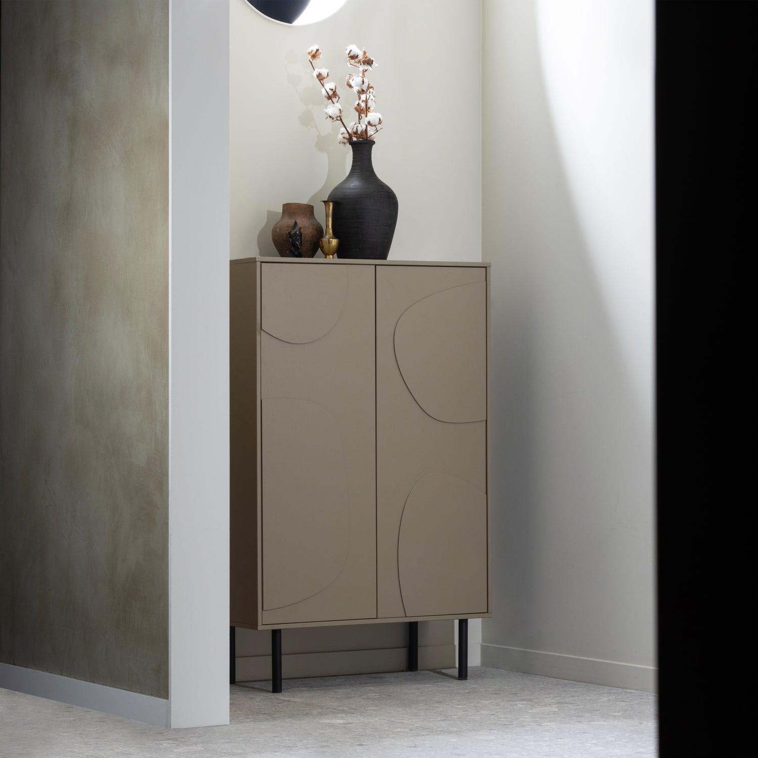 CADIZ STORAGE CABINET PINE MUD [fsc] - PARIS14A.RO