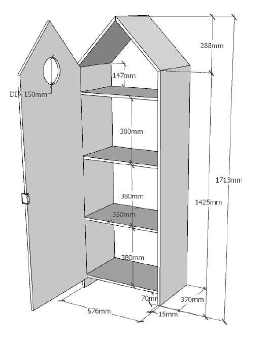 CASAMI KAST 1 DEUR WIT * - PARIS14A.RO