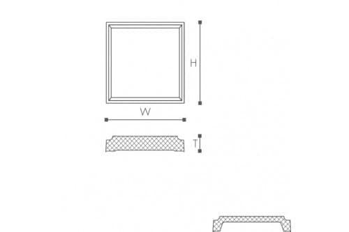 CHEIE DE BOLTA FEREASTRA BA11 LIGHT 250X250X45 - PARIS14A.RO