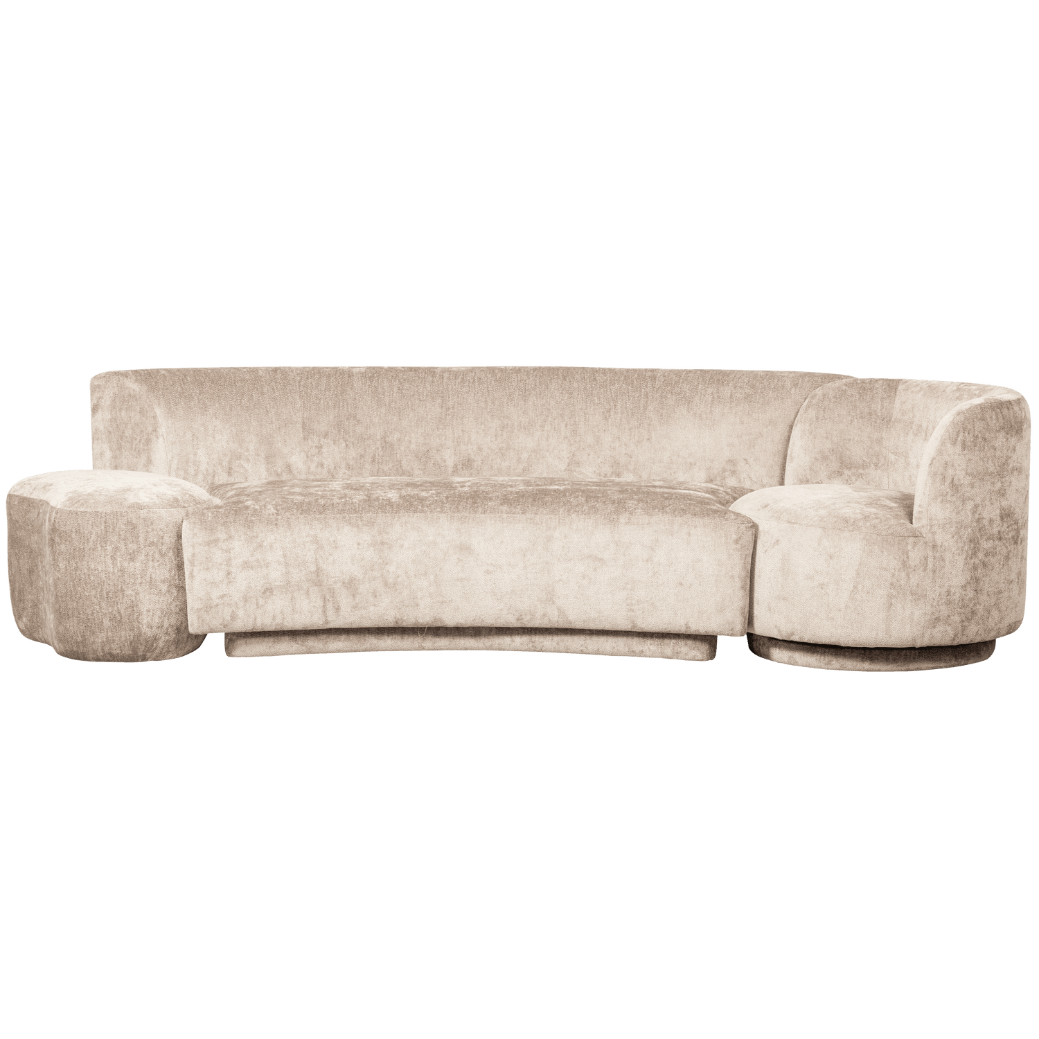 COMBI-POPULAR: SOFA + ARMCHAIR + POUF NATURAL - PARIS14A.RO