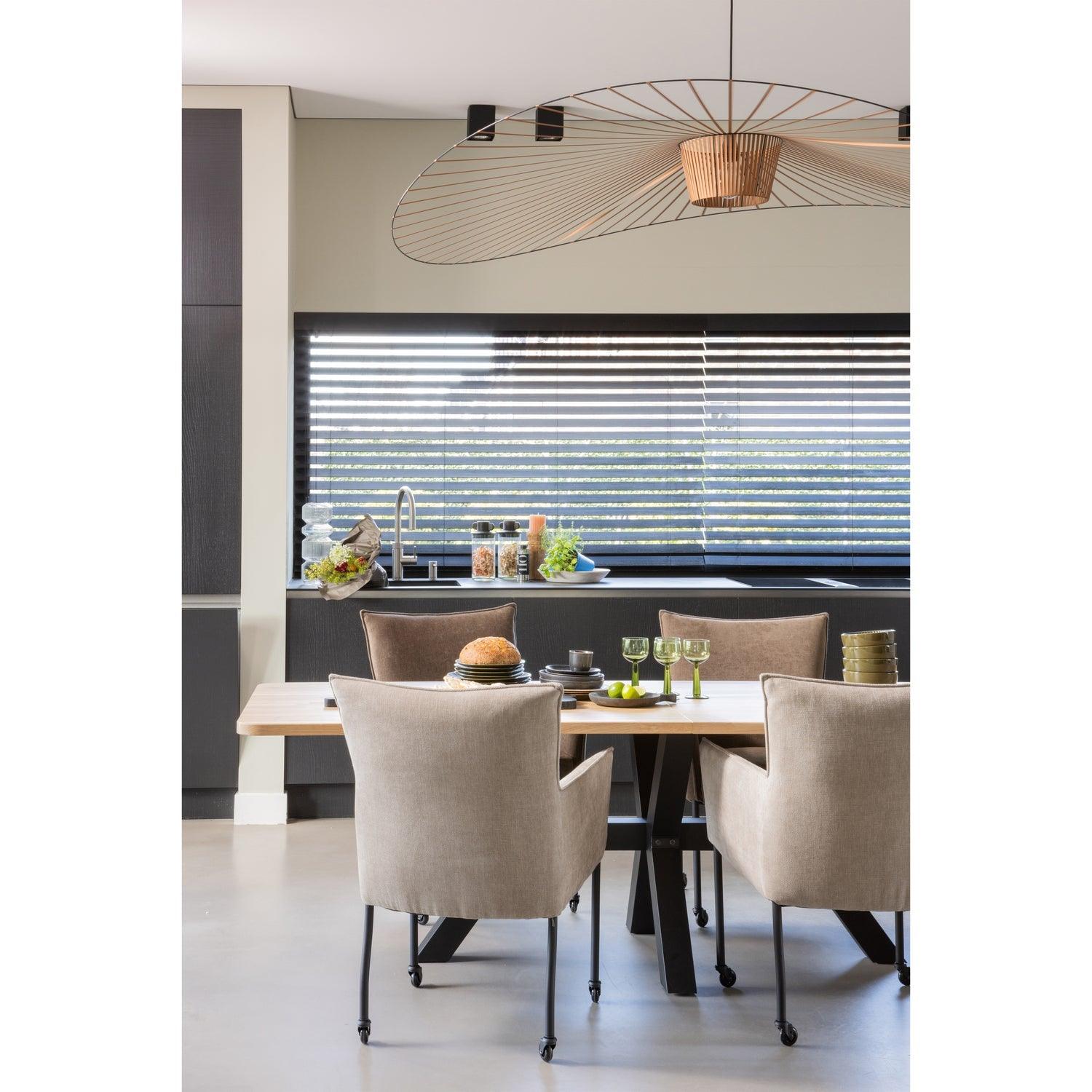 COMBI-TABLO: XL TABLE TOP OAK 240X100 & ZEELAND LEG [fsc] - PARIS14A.RO