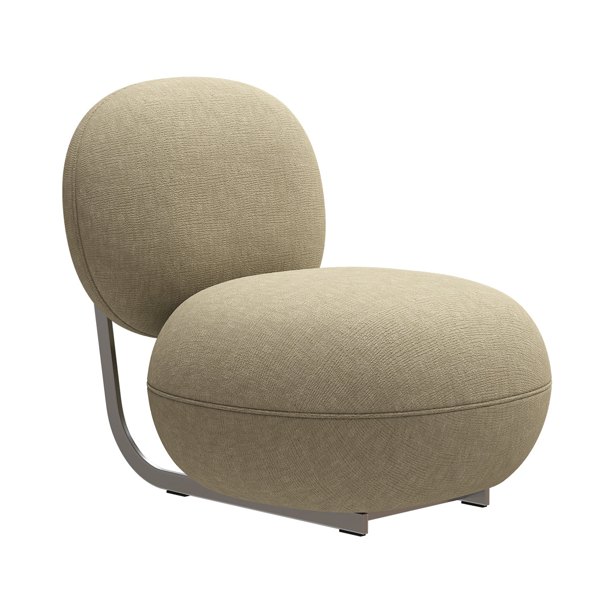 NORR11 fotoliu lounge Cooper | otel inoxidabil | 70x90xh76 cm