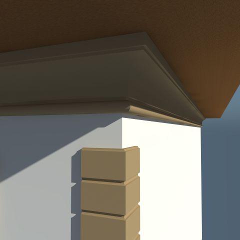 CORNISA DECORATIVA EXTERIOR NC108 400X203X2000 - PARIS14A.RO