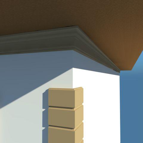 CORNISA DECORATIVA EXTERIOR NC159 220X80X2000 - PARIS14A.RO