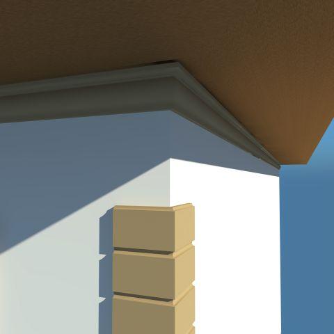 CORNISA DECORATIVA EXTERIOR NC160 190X60X2000 - PARIS14A.RO