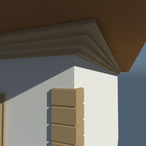 CORNISA DECORATIVA EXTERIOR NC161 236X300X2000 - PARIS14A.RO