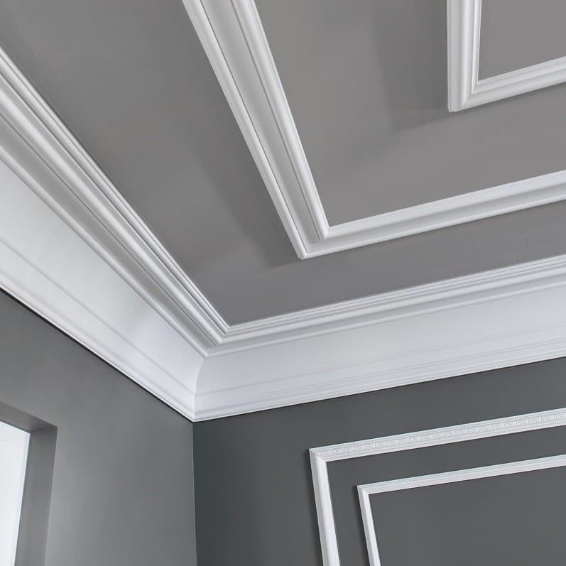 CORNISA DECORATIVA POLIURETAN Z40 174X174X2000 - PARIS14A.RO