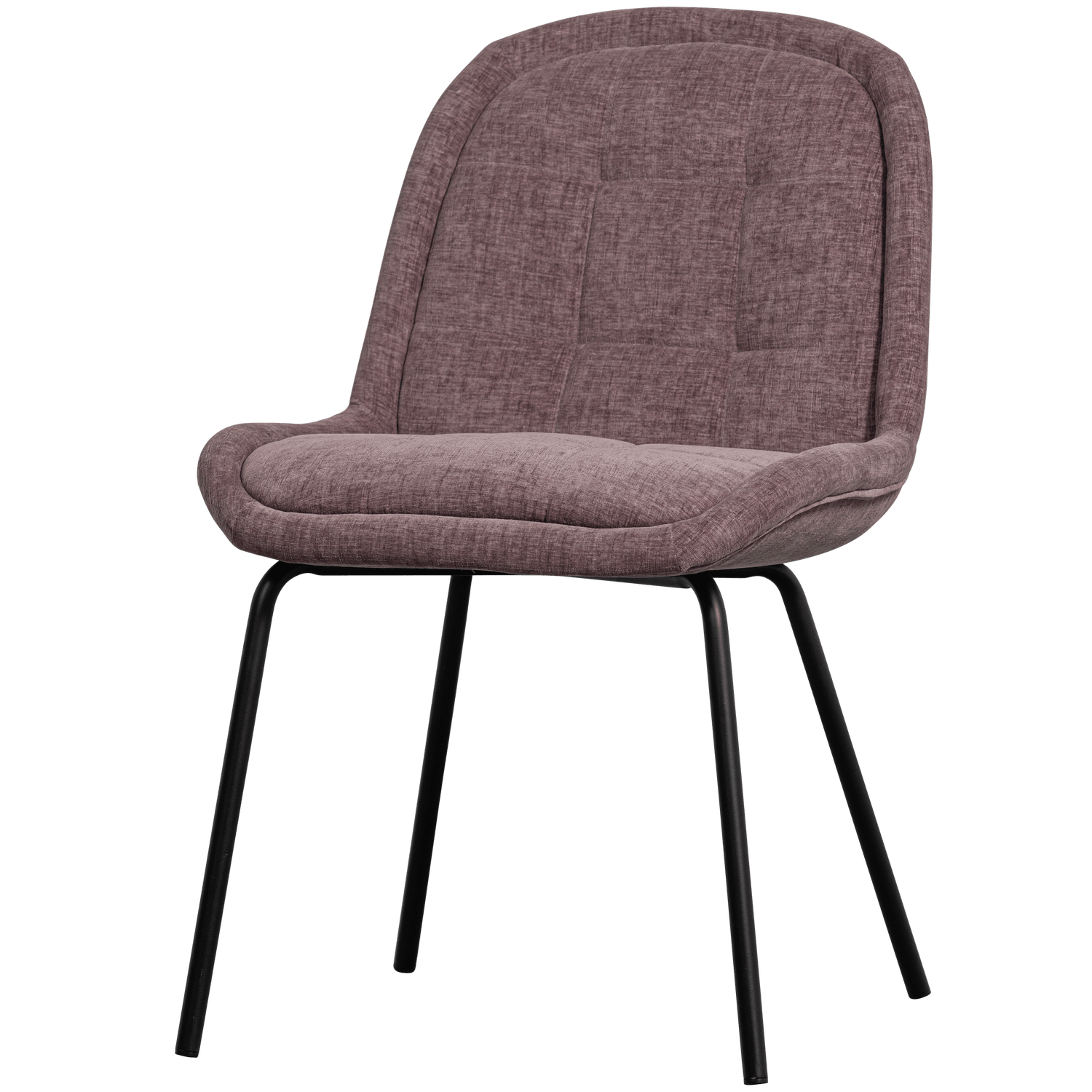 CRATE DINING CHAIR GLOSSY VELVET MAUVE - PARIS14A.RO