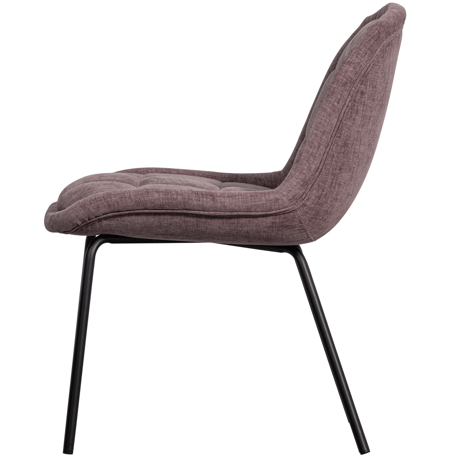 CRATE DINING CHAIR GLOSSY VELVET MAUVE - PARIS14A.RO