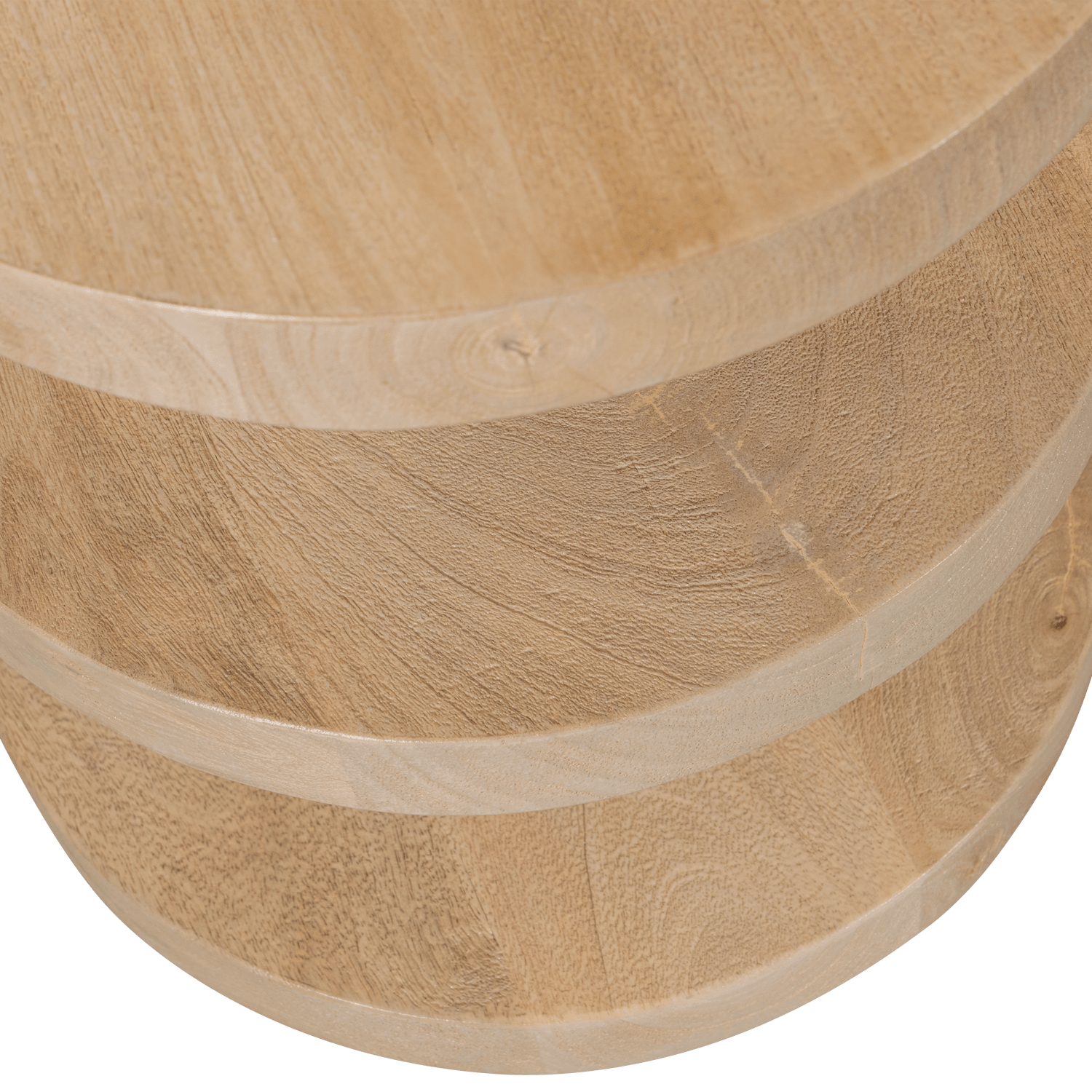 DARREN SEMICIRCULAR SIDE TABLE MANGO WOOD NATURAL - PARIS14A.RO
