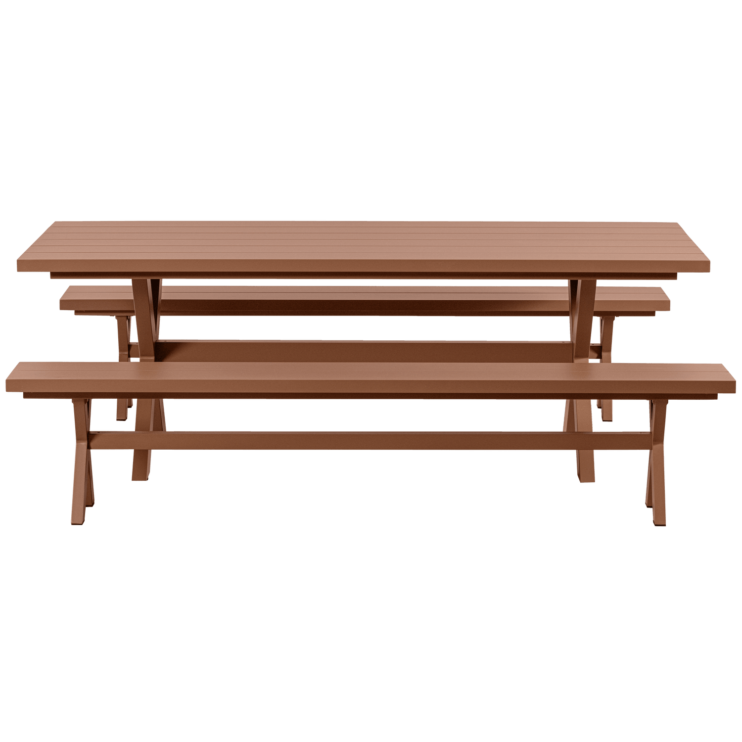 DELTA PICKNICK GARDEN table ALUMINIUM TERRA 220x100CM - PARIS14A.RO