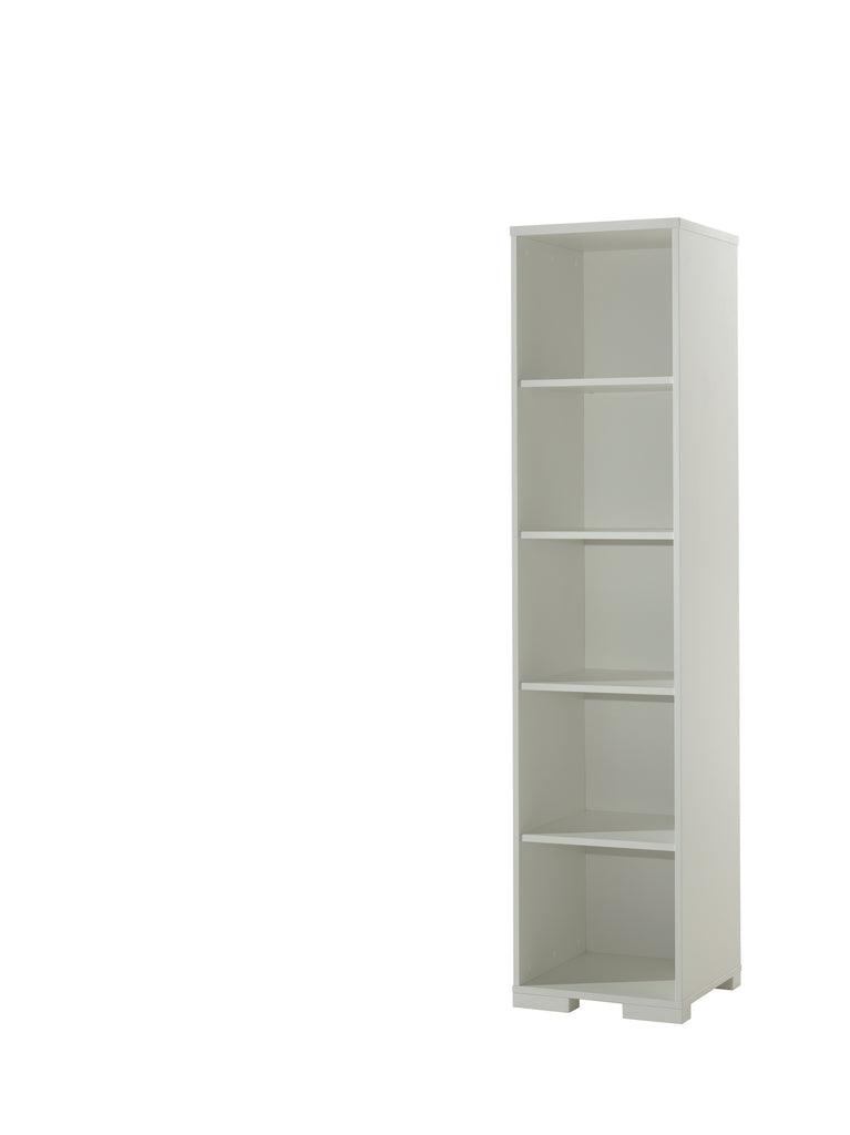 Deze LONDON combinatie in wit bestaat uit een bureau met bijhorende rolcontainer en boekenkast. - PARIS14A.RO