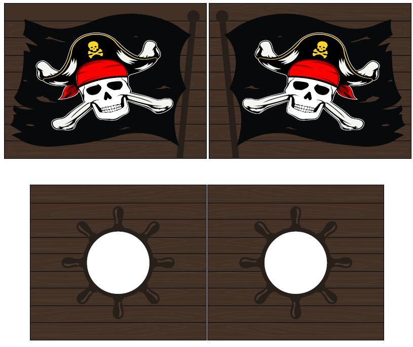 Deze PINO-combinatie bestaat uit een witte PINO hoogslaper en een speelgordijn caribian pirates - PARIS14A.RO