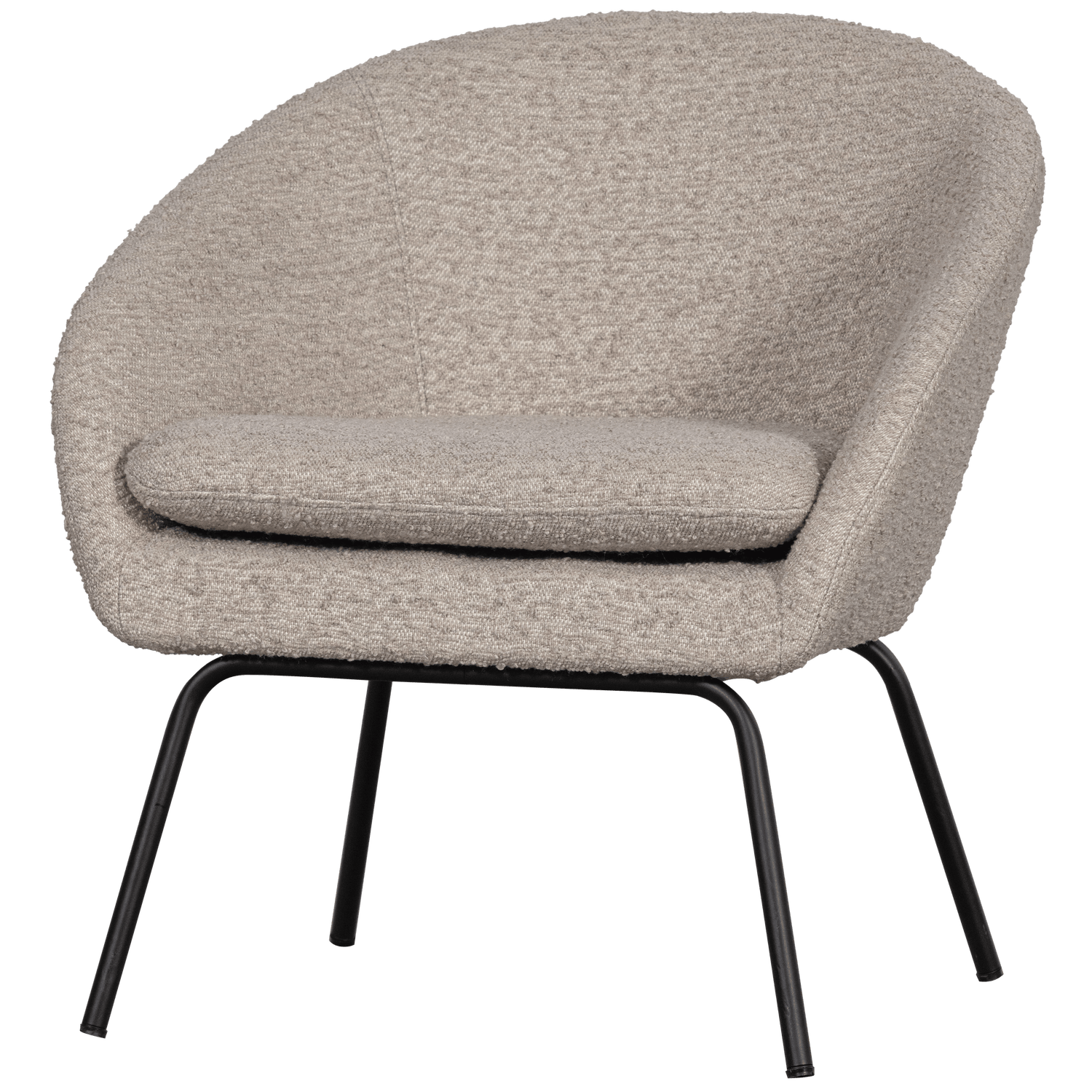 DITTE ARMCHAIR BOUCLÉ GREIGE - PARIS14A.RO