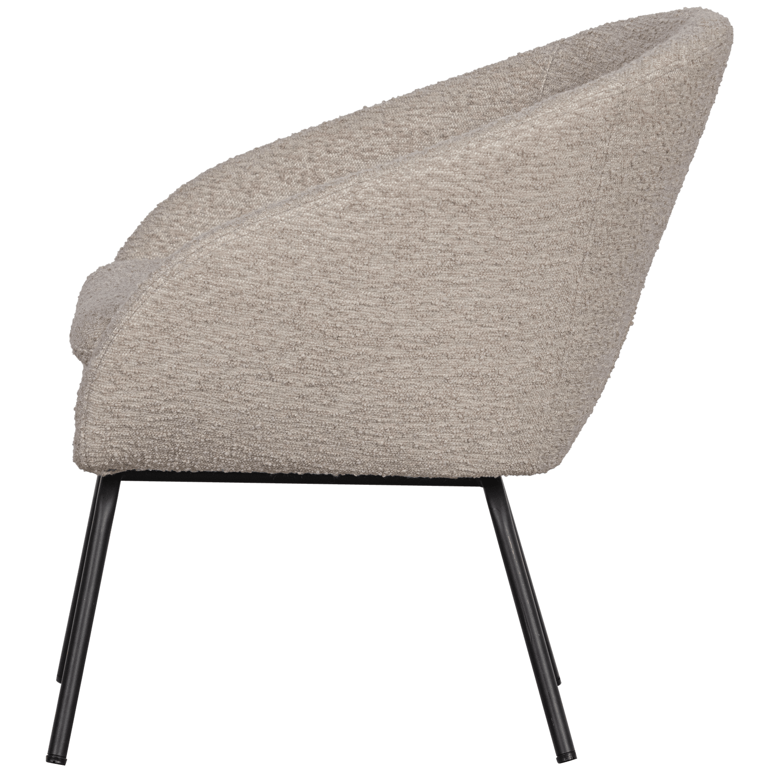 DITTE ARMCHAIR BOUCLÉ GREIGE - PARIS14A.RO