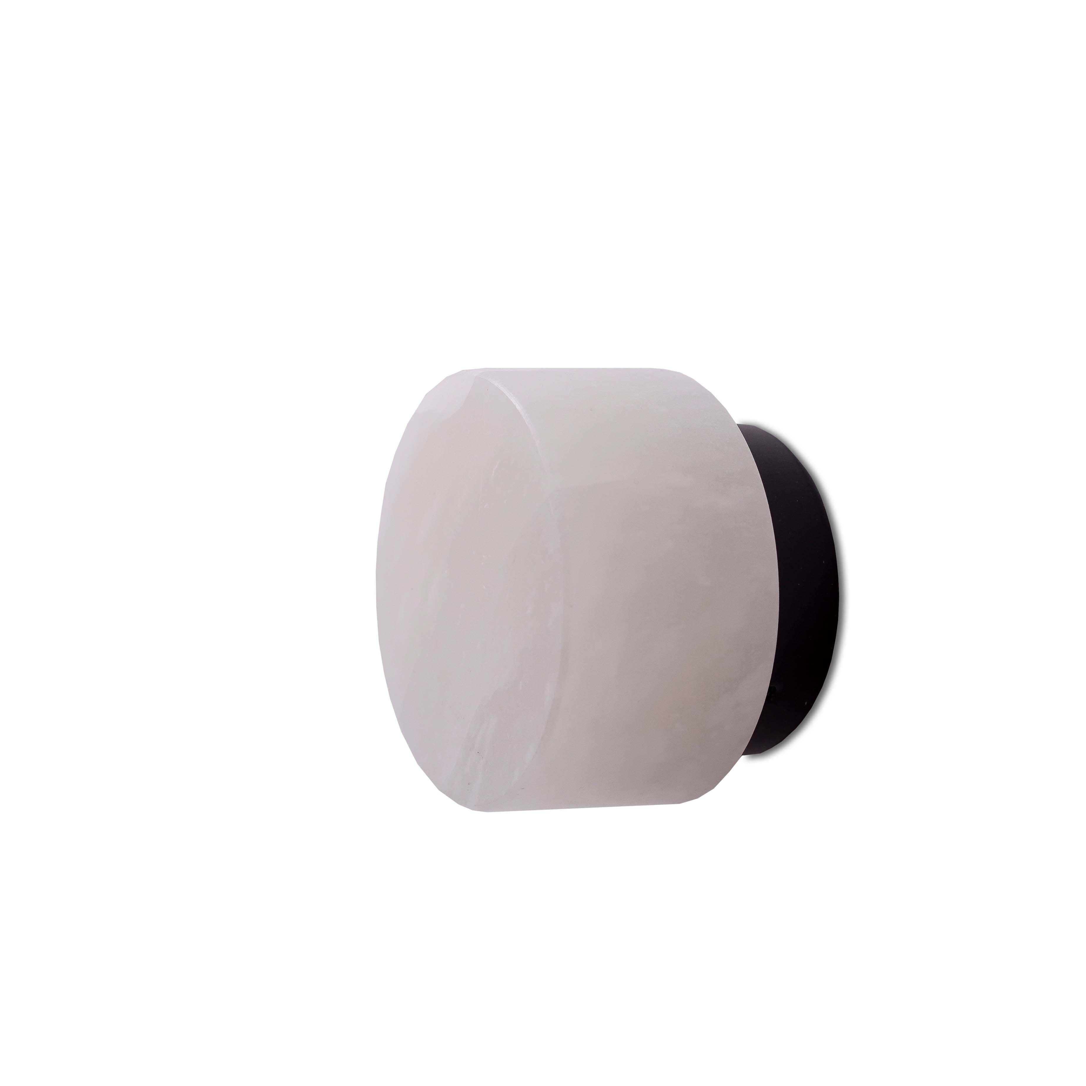 Robin aplică Rock 14 27K IP44 alabastru Negru, alabastru 4W, 350Lm, 2700K, 14x7x14 cm