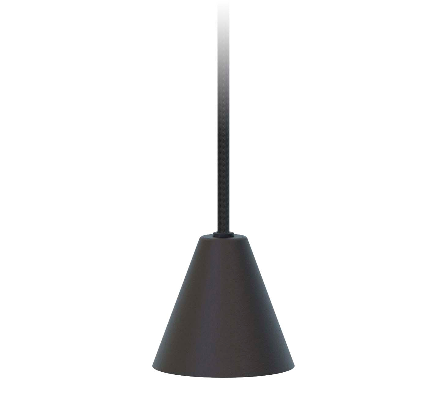 Robin lustră Rimini 27K DALI fier, cablu textil Negru mat 8.5W, 980Lm, 2700K, 8x8x7 cm