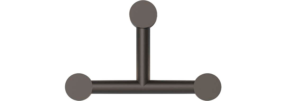 Robin aplică Rigoberta Indirect Trio fier, acrilic Negru mat 12.4W, 1840Lm, 3000K, 45x9x29 cm
