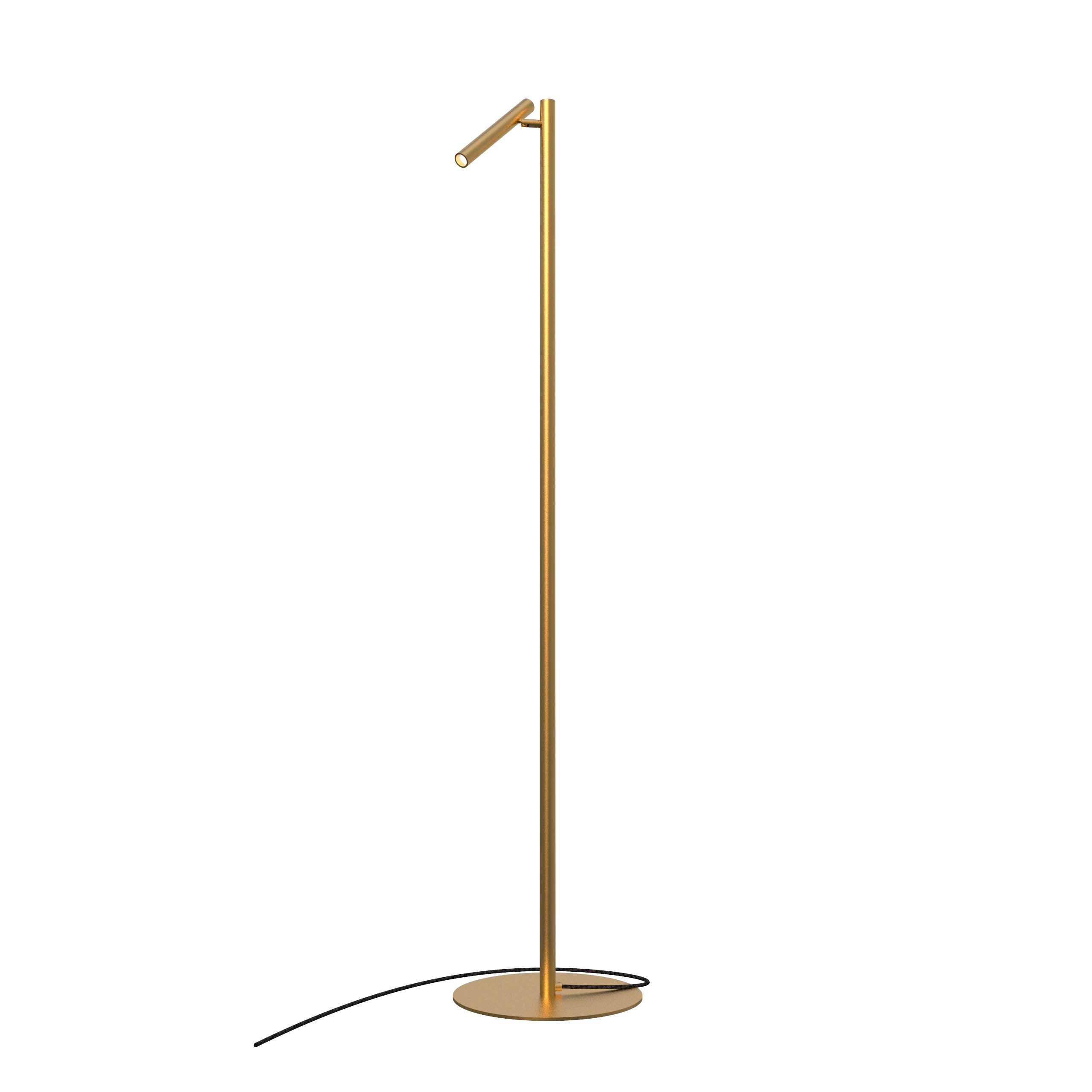 Robin lampadar Rui | fier, aluminiu | Auriu | 2.7W, 350Lm, 3000K, 19x19x142 cm