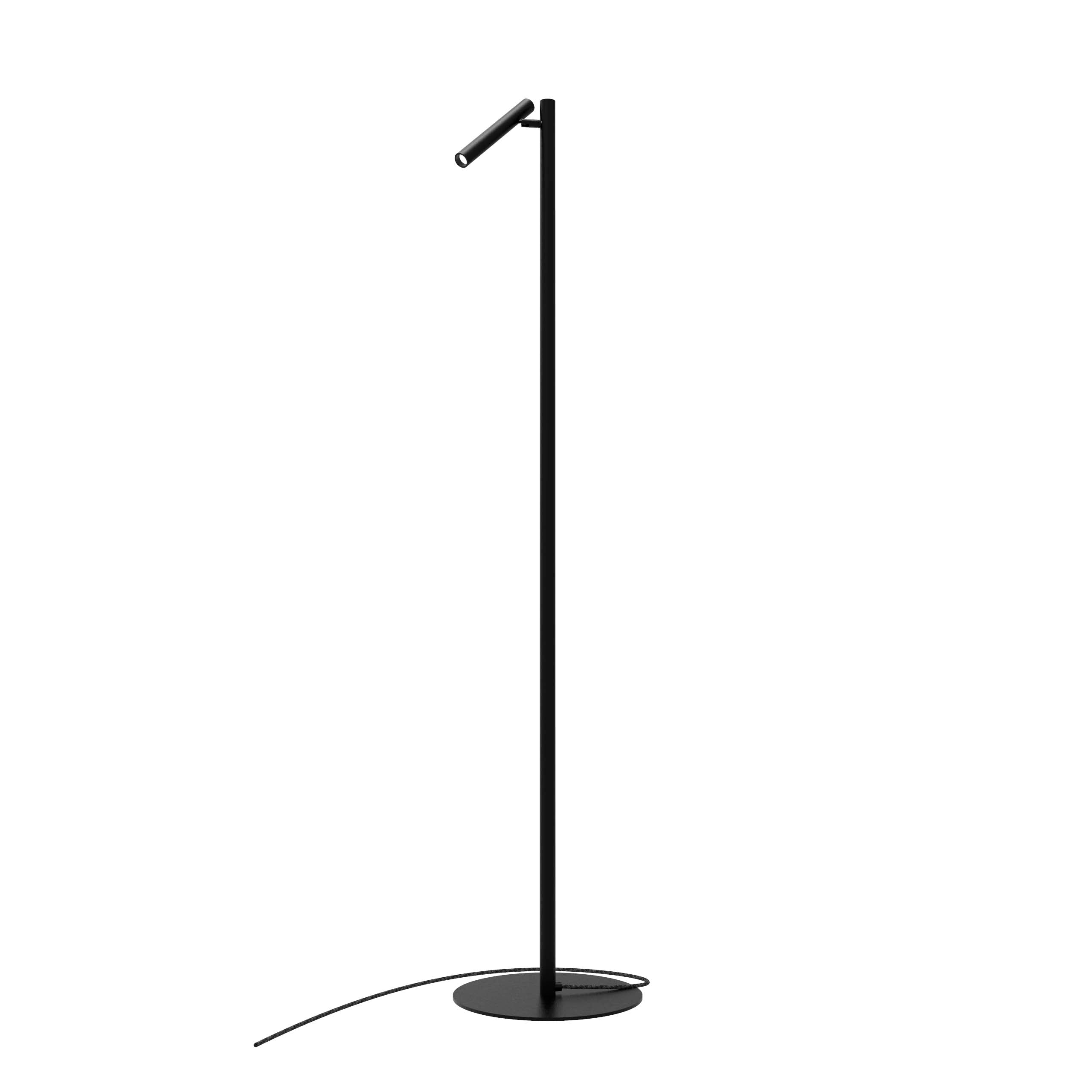 Robin lampadar Rui | fier, aluminiu | Negru mat | 2.7W, 350Lm, 3000K, 19x19x142 cm