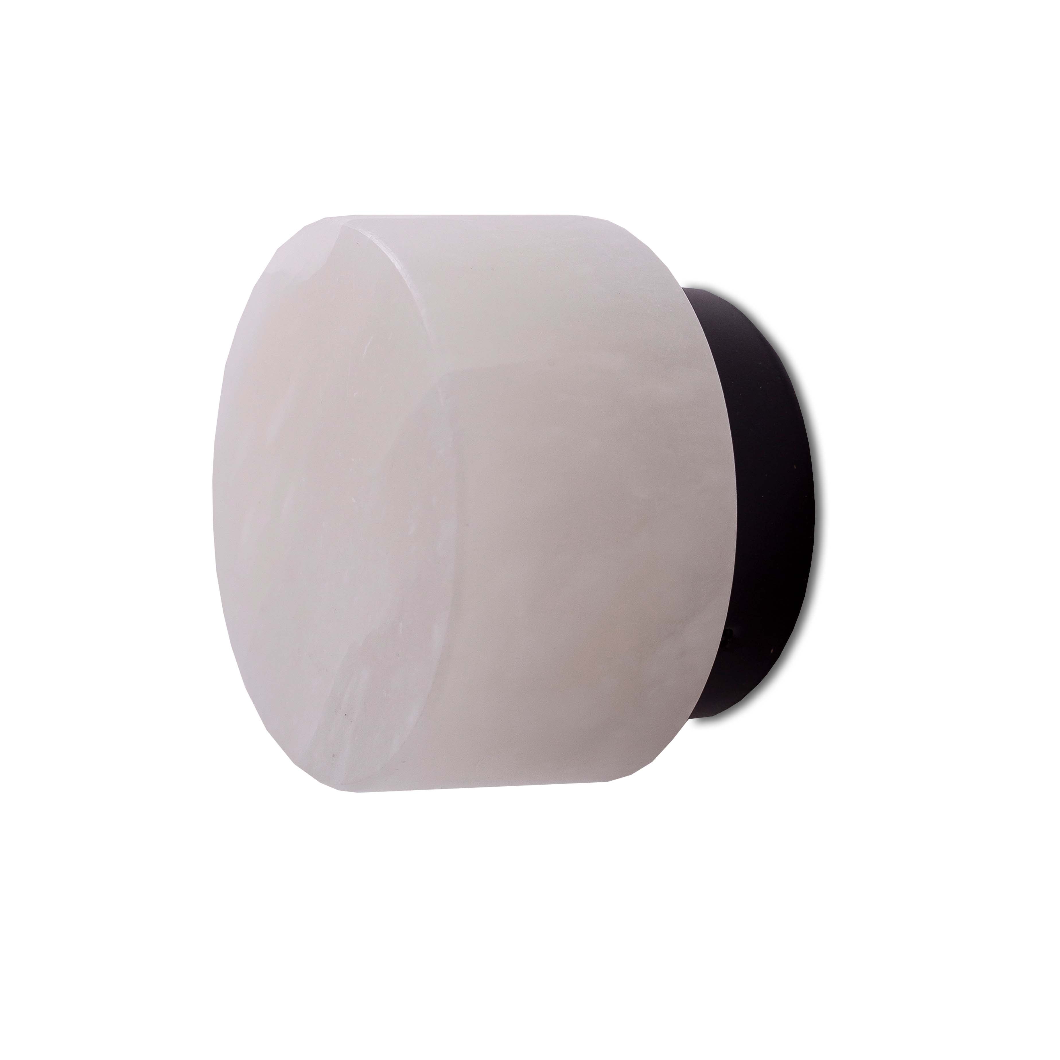 Robin aplică Rock 9 IP20 alabastru Negru, alabastru 4W, 350Lm, 3000K, 9x7x9 cm