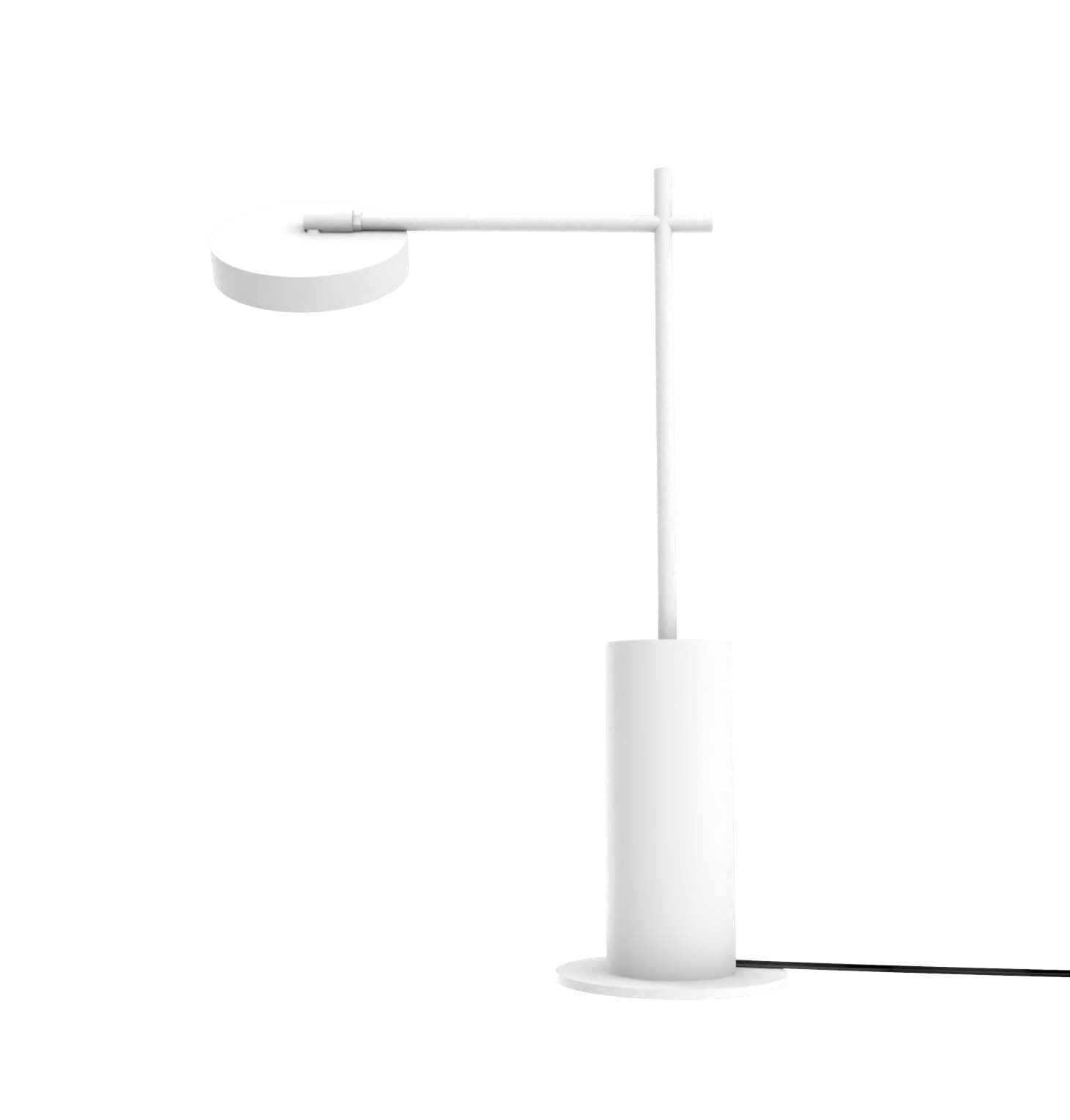 Robin lampă masă Rafaela 27K fier, aluminiu, textil, metacrilat Alb mat 6.5W, 1050Lm, 2700K, 14x29x41 cm