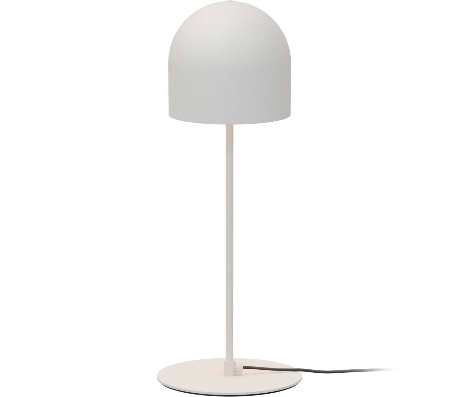 Robin lampă masă Rio | fier, textil, ceramică | Alb mat | 2XG9, 19x19x50 cm