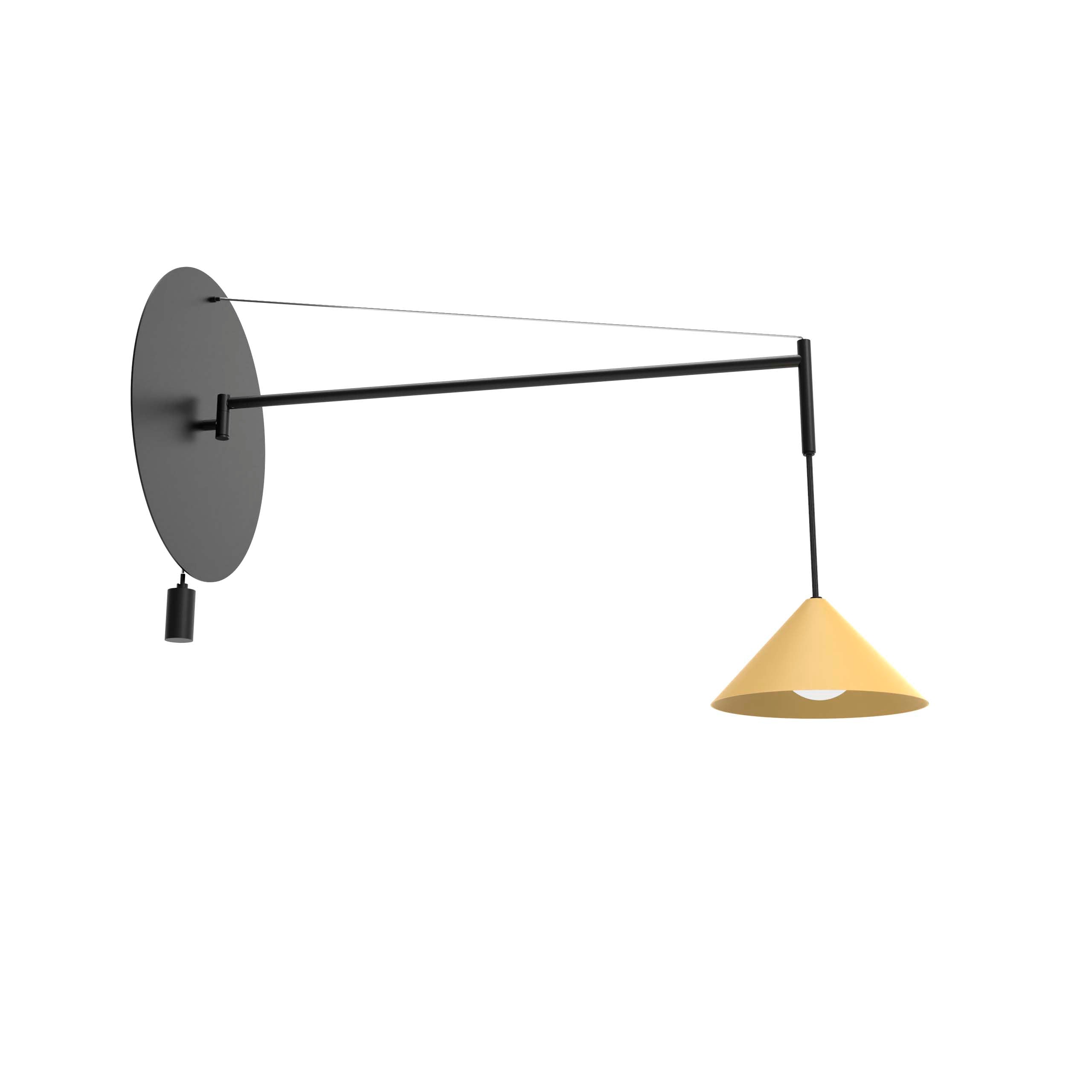 Robin aplică Roma 60 fier, aluminiu, sticlă Negru mat G9, 35x70x45 cm