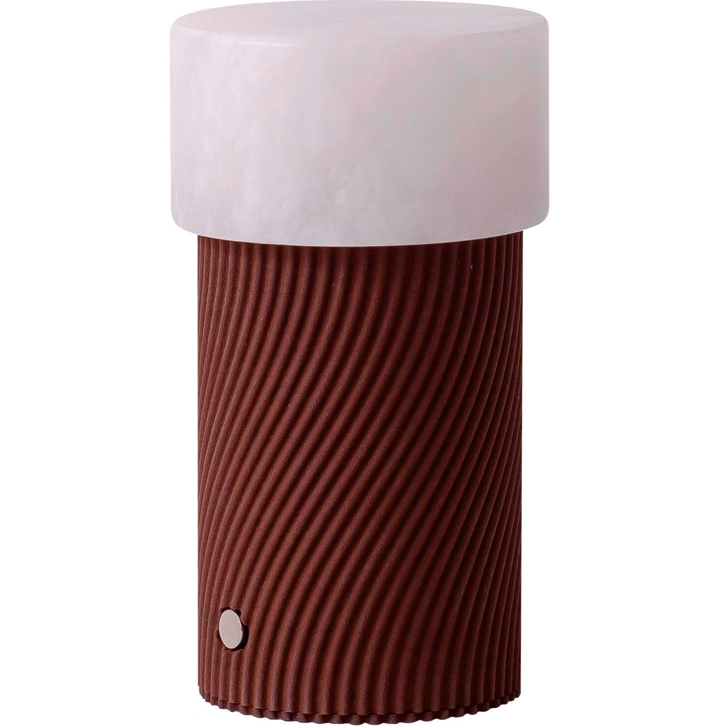 Robin lampă masă Rizzo Portable | lemn, alabastru | PLA wood Cork | 2.2W, 250Lm, 3000K, 9x9x16 cm