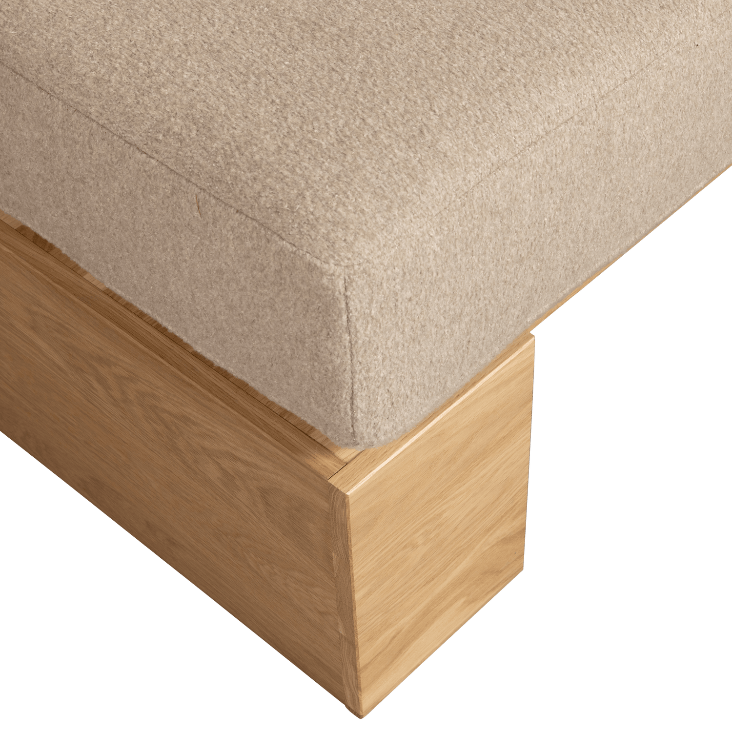 EAT UP WALL BENCH OAK NATURAL MATT INCLUDING CUSHIONS [fsc] - PARIS14A.RO