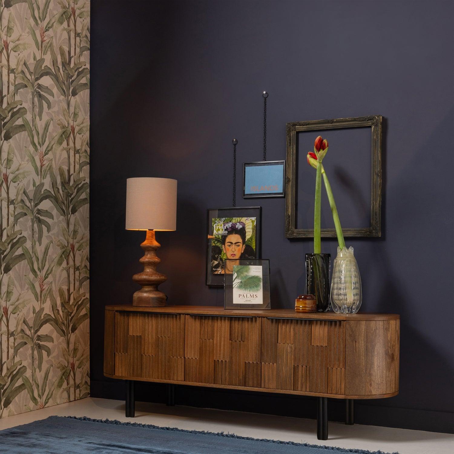EFFORTLESS TV UNIT MANGO WOOD NATURAL - PARIS14A.RO