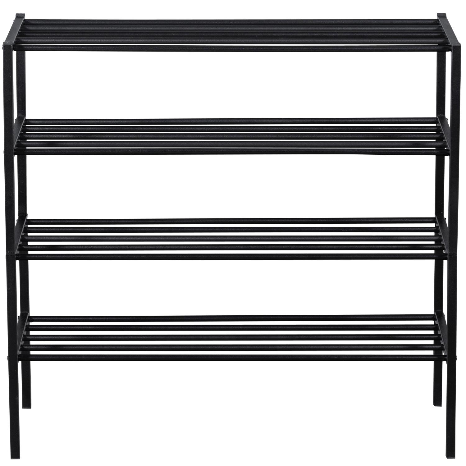 FERRO SHOE RACK STACK OF 4 METAL BLACK - PARIS14A.RO