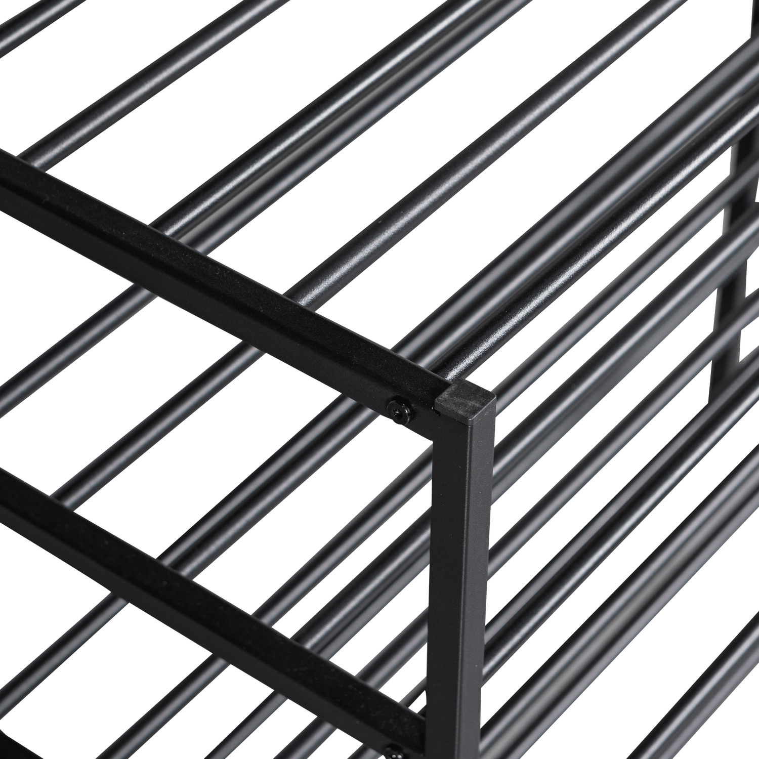 FERRO SHOE RACK STACK OF 4 METAL BLACK - PARIS14A.RO
