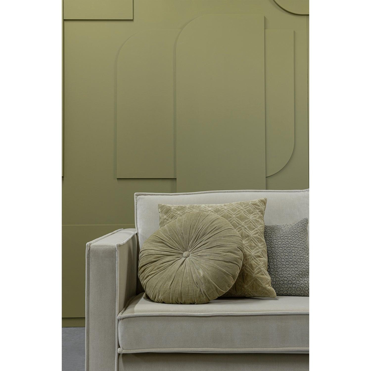 FLATTER CUSHION COTTON KHAKI 40x60CM - PARIS14A.RO