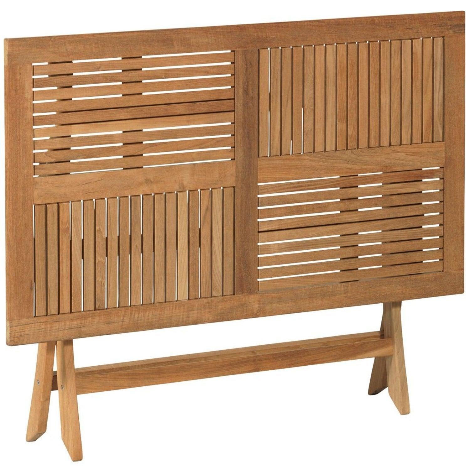 FOLDING FOLD-IN TABLE TEAK 120x70CM - PARIS14A.RO