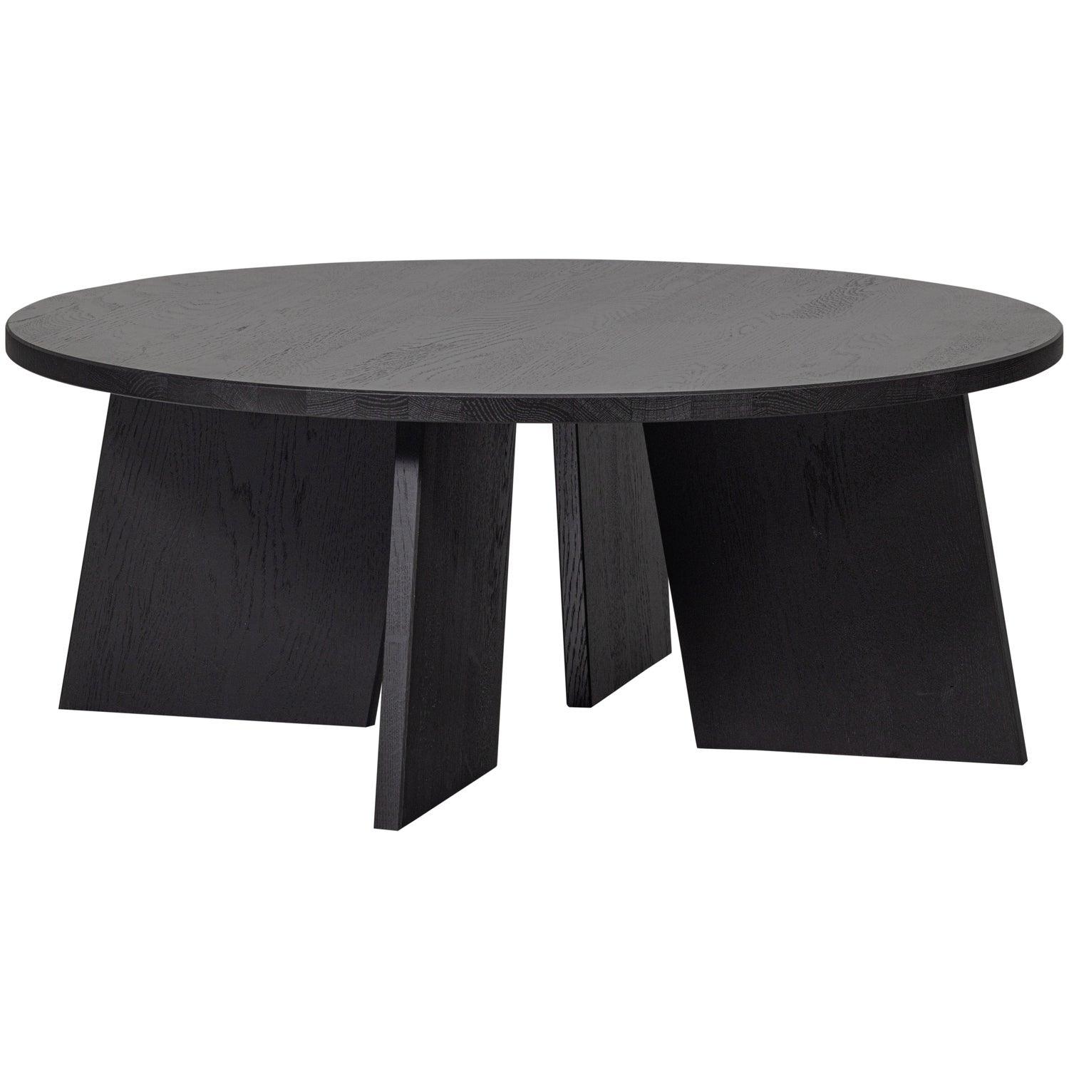 FRIES COFFEE TABLE OAK BLACKNIGHT O90CM [fsc] - PARIS14A.RO