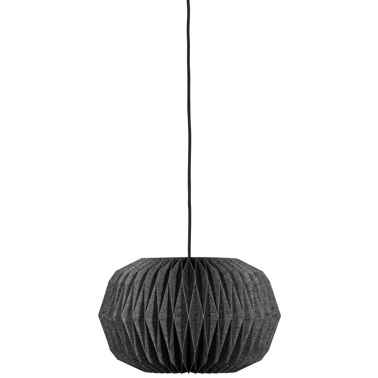 GLOBE PENDANT LAMP PAPER NATURAL/BLACK - PARIS14A.RO
