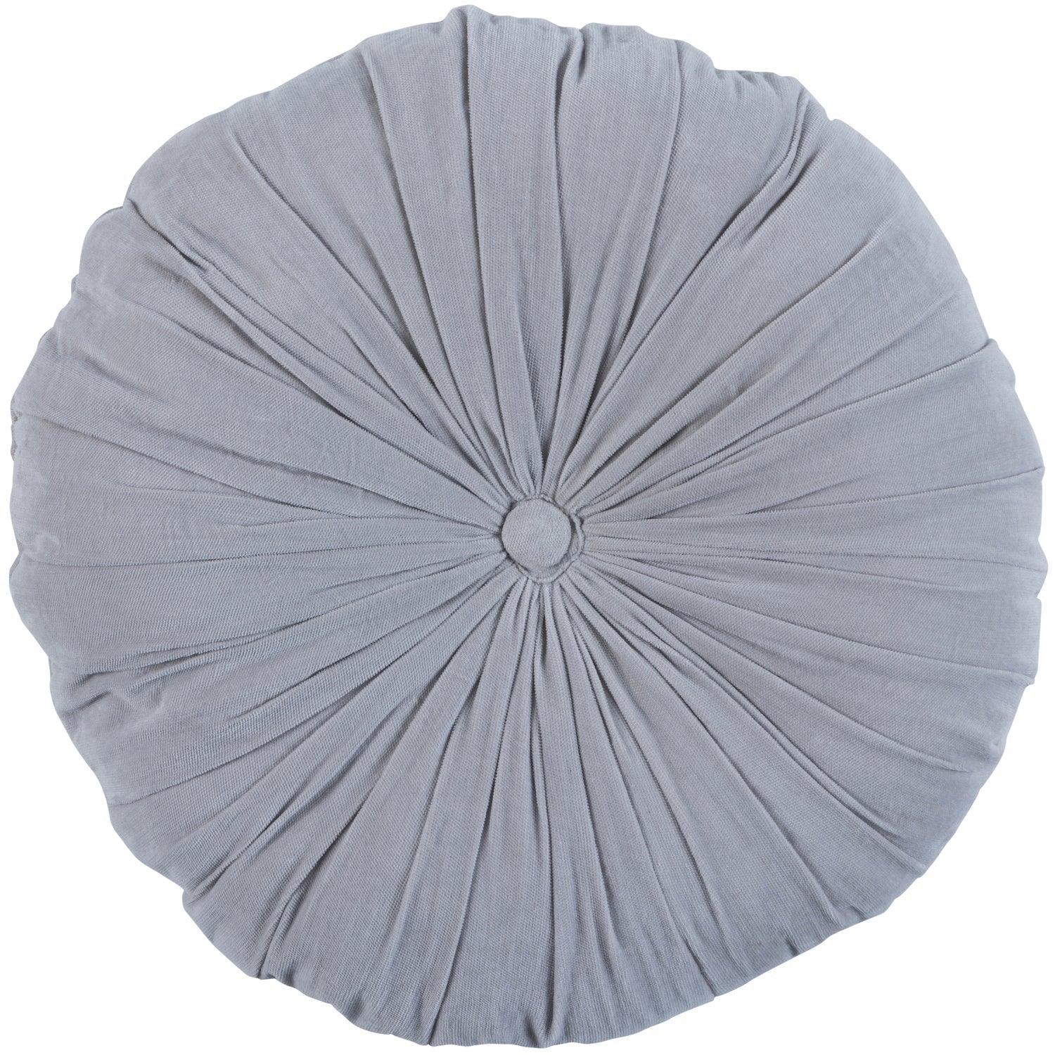 HALO CUSHION ROUND MICRO VELVET ASHES Ø45CM - PARIS14A.RO