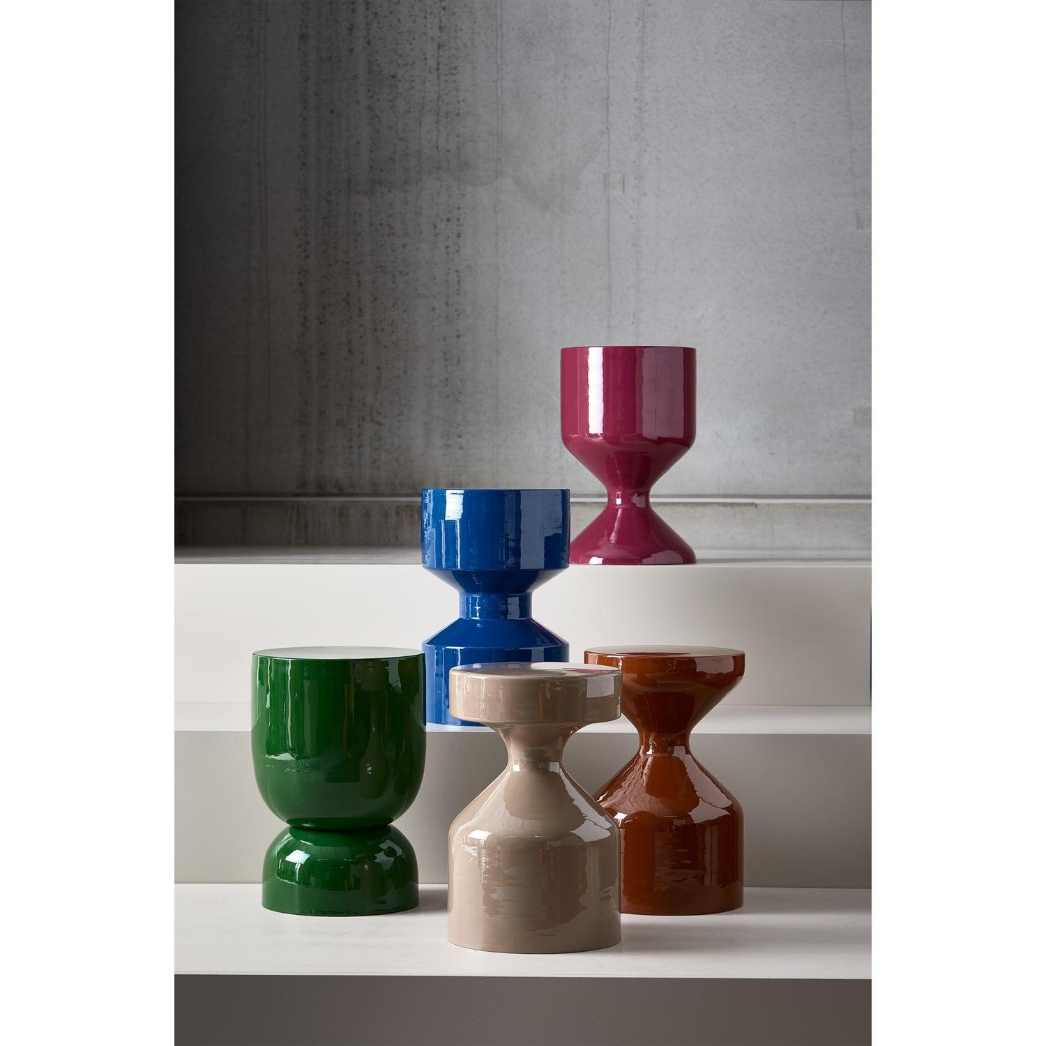 HIDDE SIDE TABLE METAL ROYAL BLUE - PARIS14A.RO