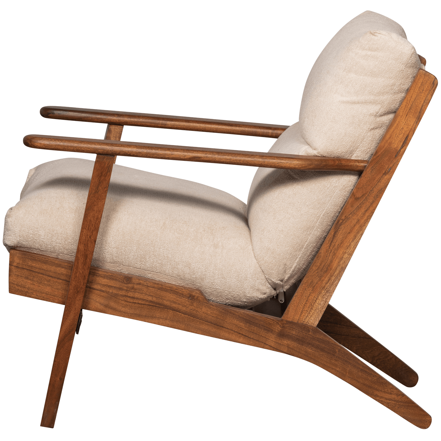 HOUSTON ARMCHAIR BOUCLE/WOOD NATURAL - PARIS14A.RO