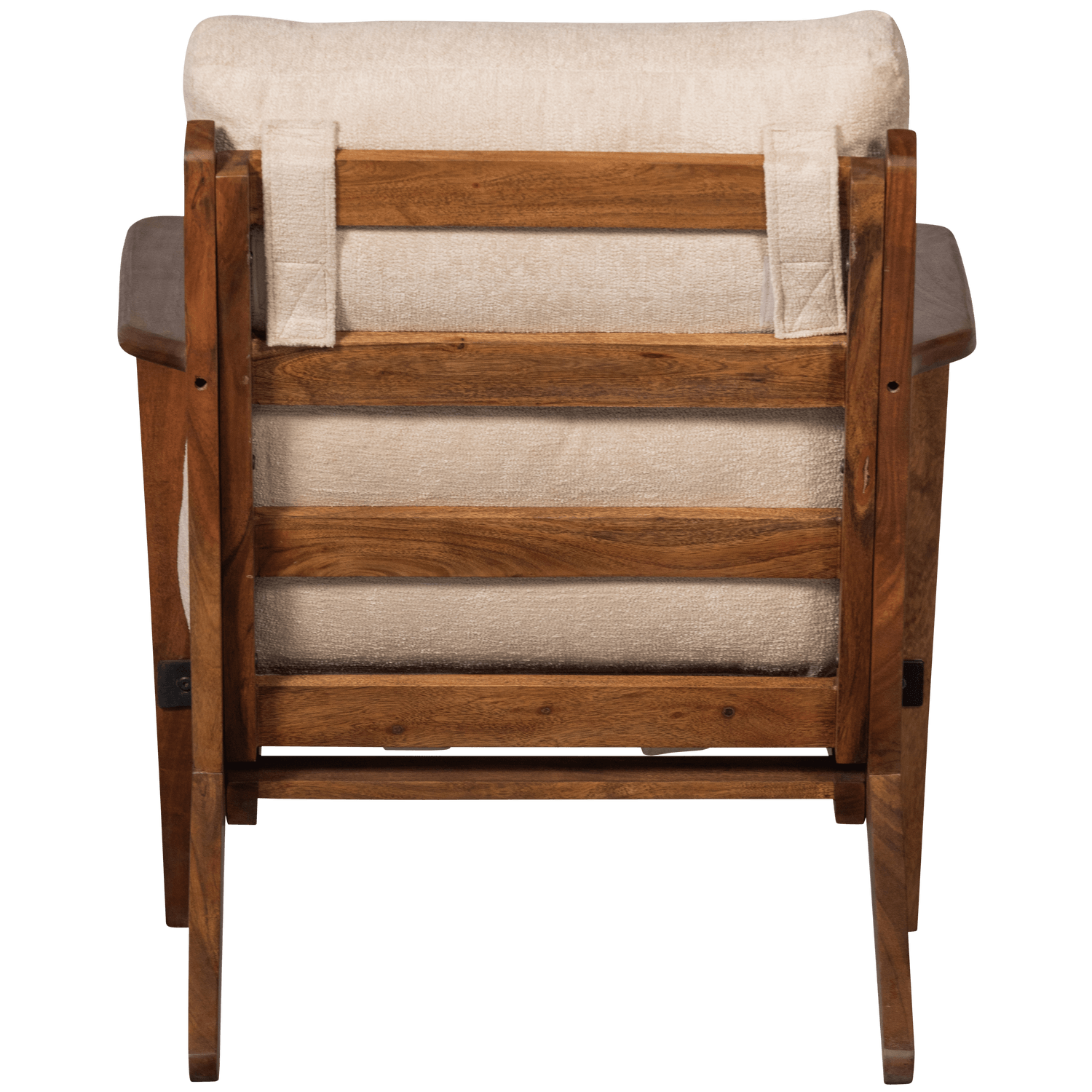 HOUSTON ARMCHAIR BOUCLE/WOOD NATURAL - PARIS14A.RO