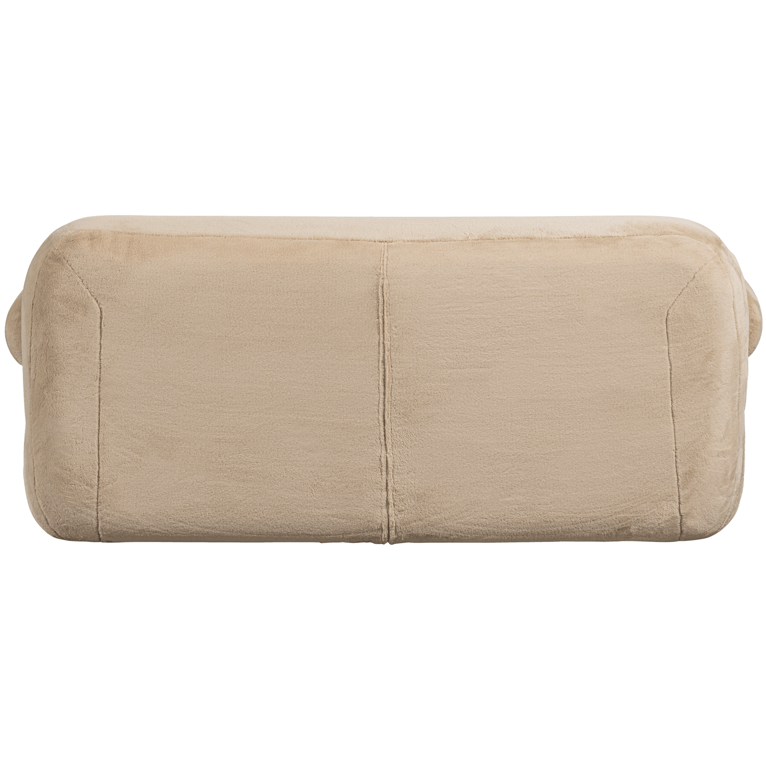 JOLIE 2-SEATER SOFA FAKE FUR NATURAL - PARIS14A.RO
