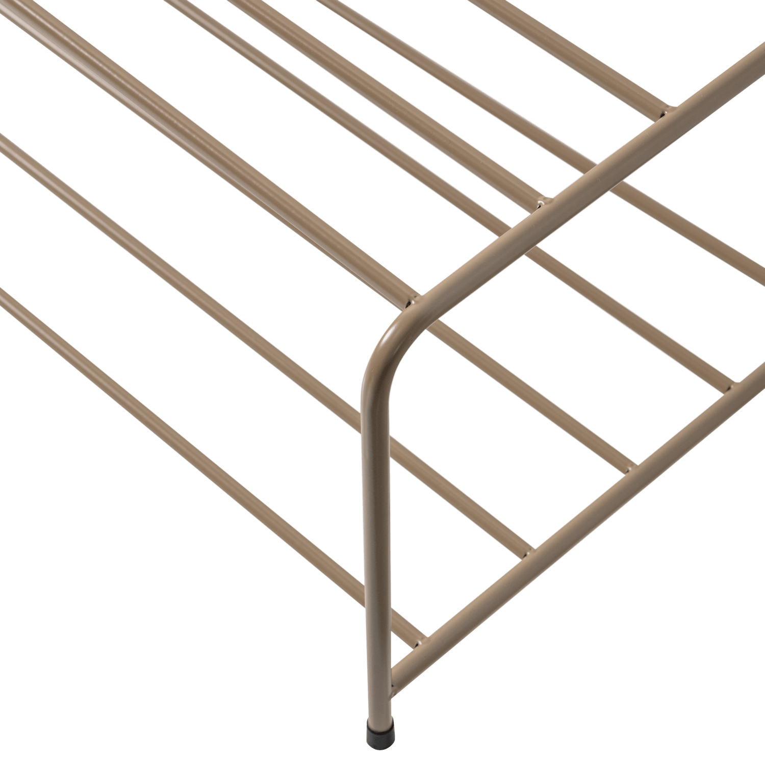 JOSSE SHOE RACK METAL MILITARY BROWN - PARIS14A.RO