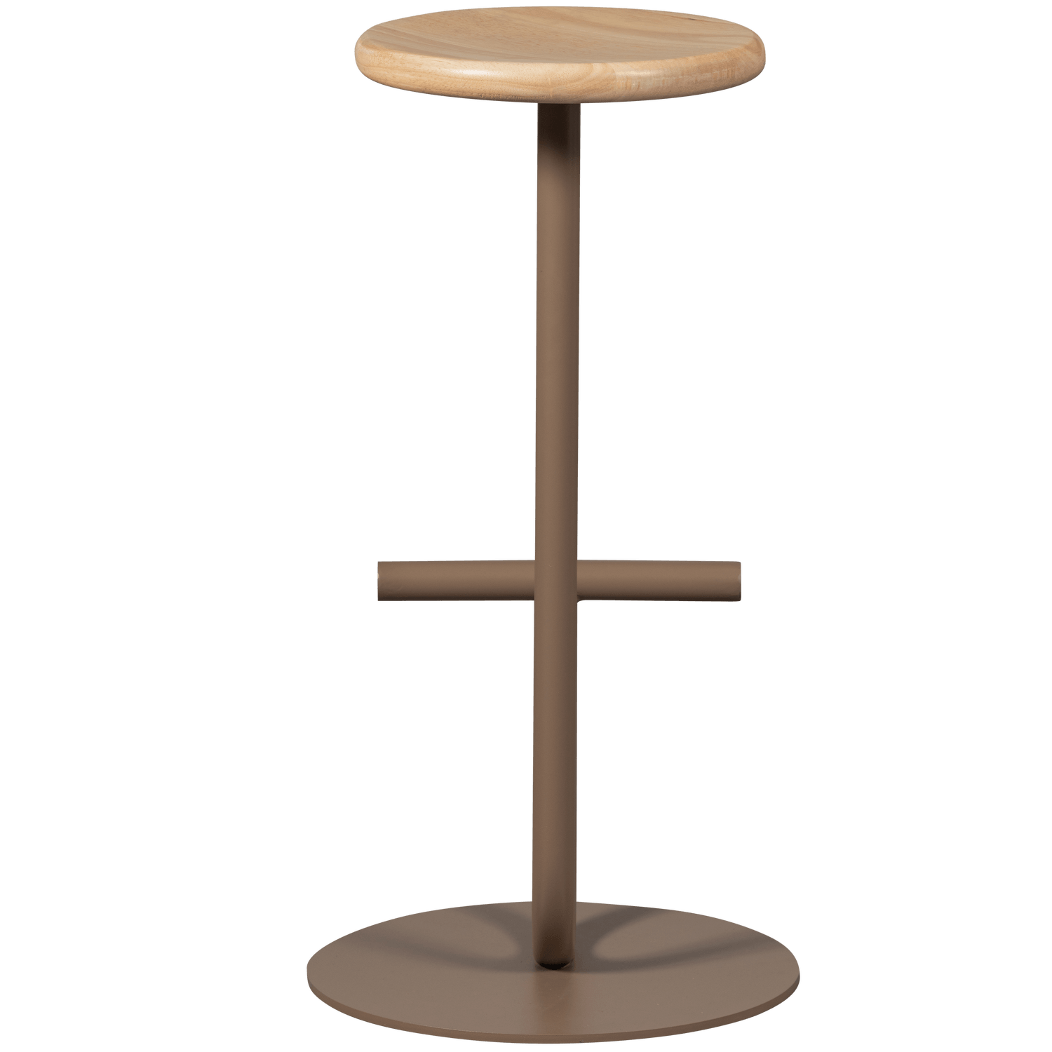 KIMO BAR STOOL METAL/WOOD COPPER - PARIS14A.RO