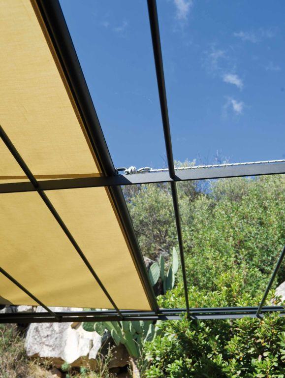 Kit pentru acoperire glisanta pentru pergola curbata atasata Solaire - Unopiù - PARIS14A.RO